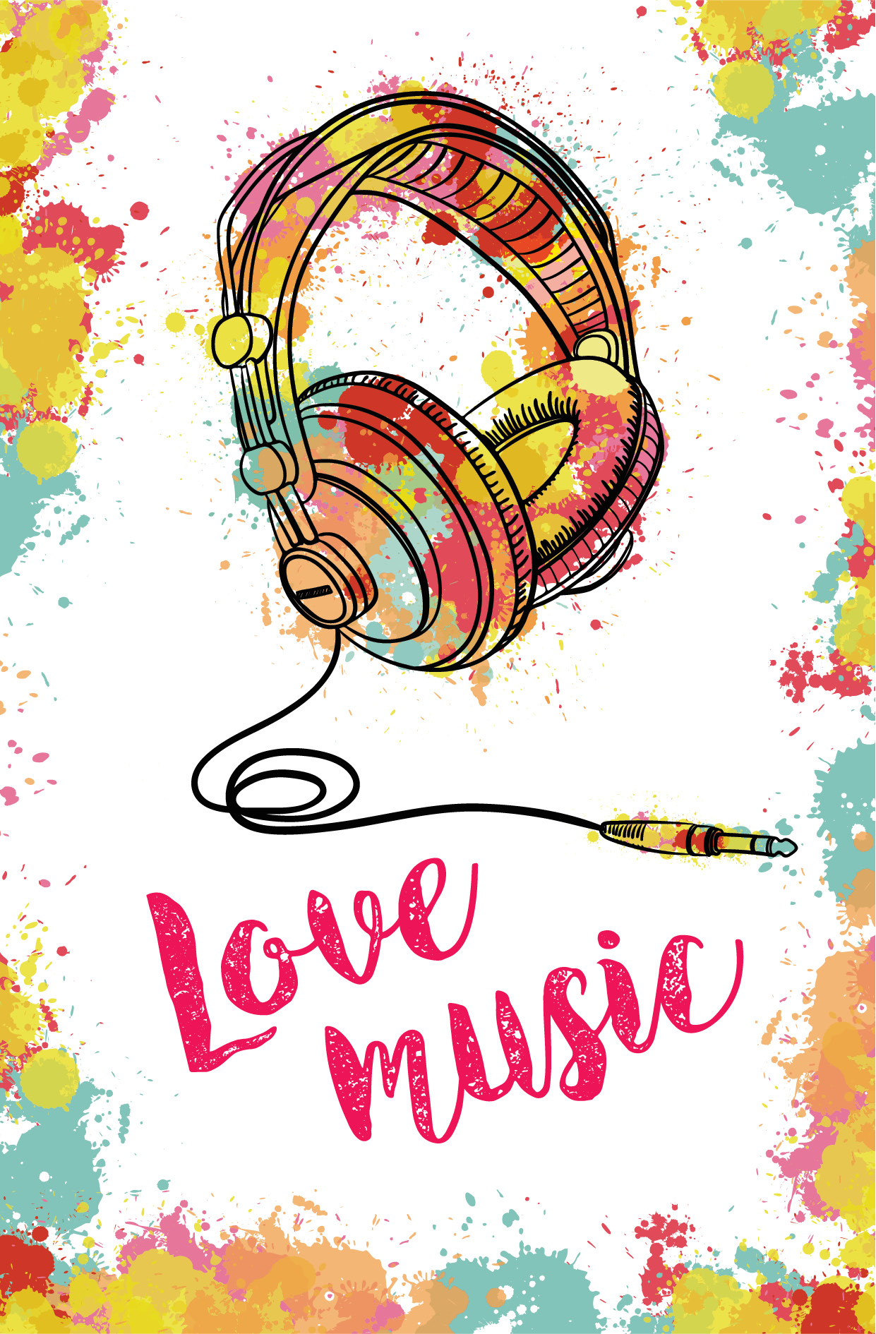 Deco Poster Música – Elementos creativos